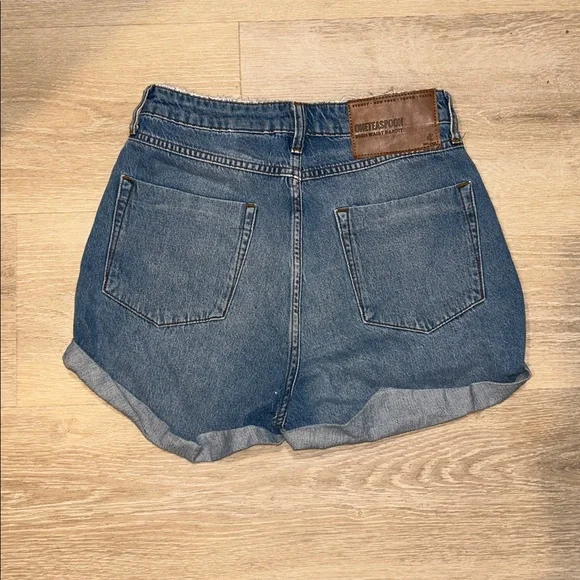 One Teaspoon High Rise Bandit Shorts - Picture 2 of 4